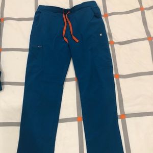 Alps Blue Figs Yola Scrub Pants